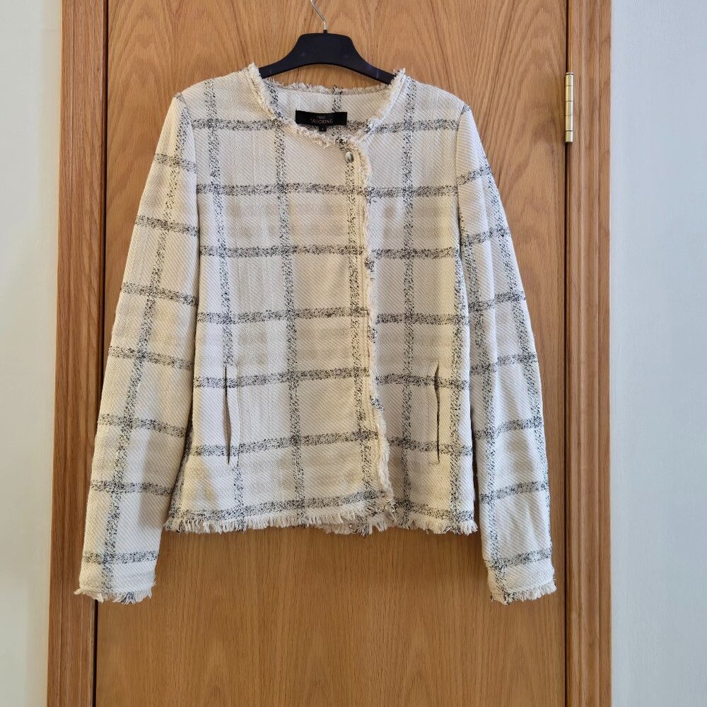 Next Cream and Black Jacket, Size 8